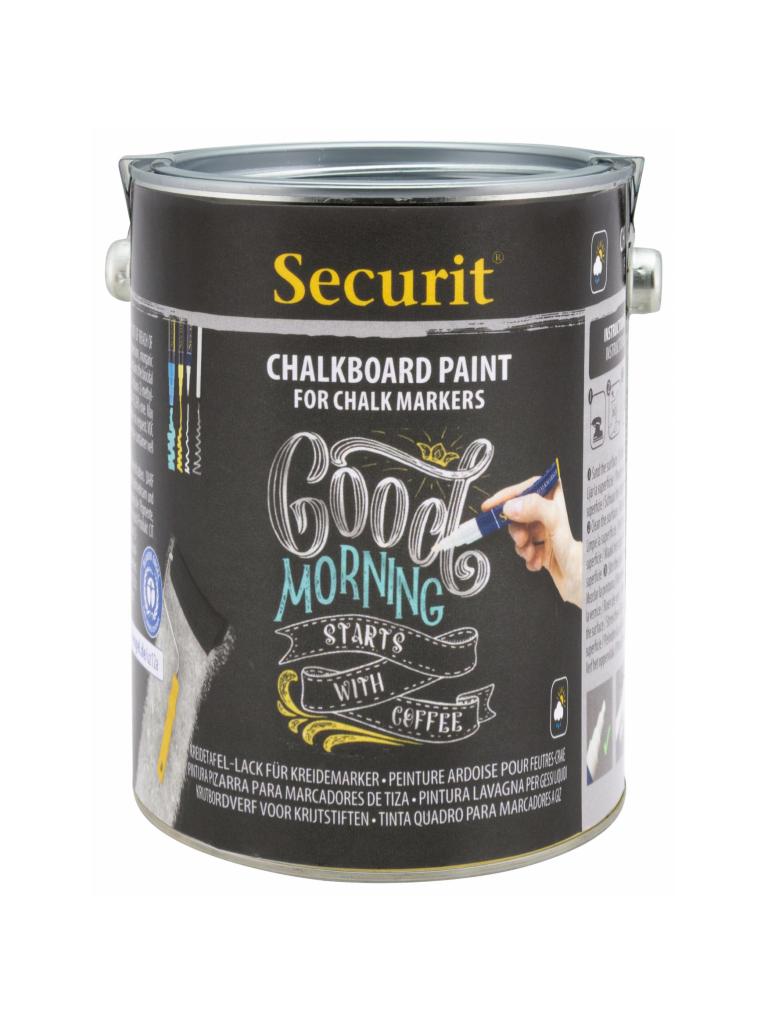 Peinture pour tableau - 2.5 L - Noir - Securit
