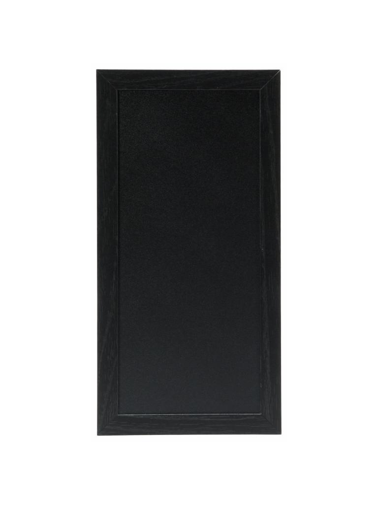 Tableau noir - Woody - Avec marqueur à craie + Kit de montage - H 40 x 20 x 1 CM - Noir - Securit - WBW-BL-20-40