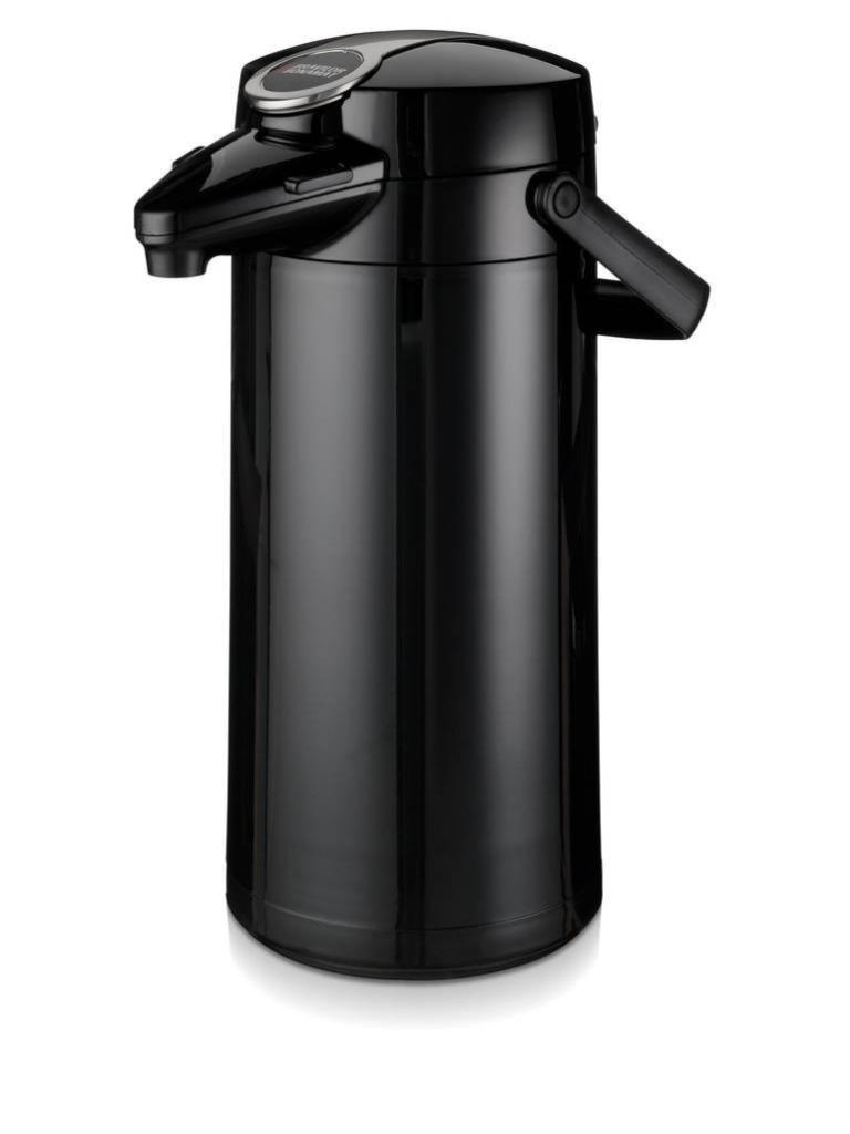 Airpot Furento - 2,2 Litre - Noir/Verre - Bravilor - 7.171.336.101