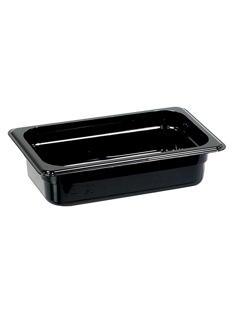 Bac gastronorme - Polycarbonate - Noir - 1/4 GN - 65 mm - G-Line