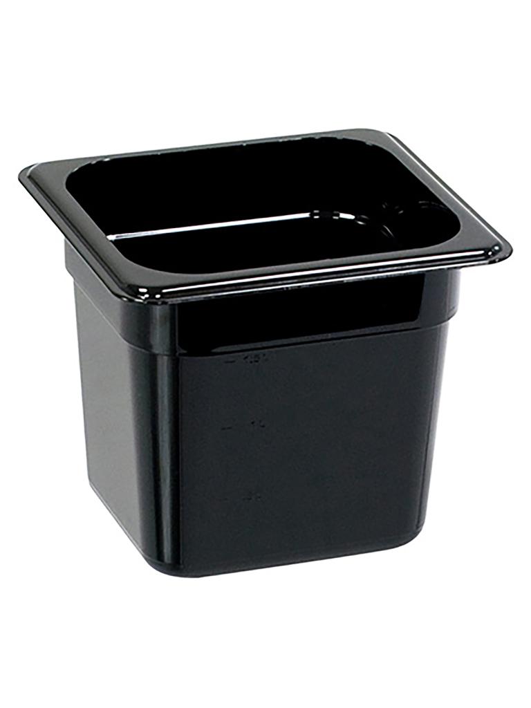 Bac gastronorme - Polycarbonate - Noir - 1/6 GN - 150 mm - G-Line