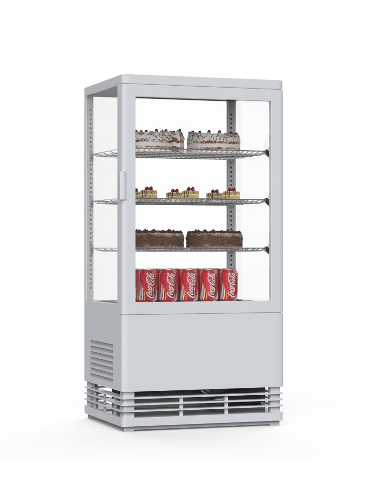 Vitrine réfrigérée - 70 Litres - Blanc - LED - G-Line