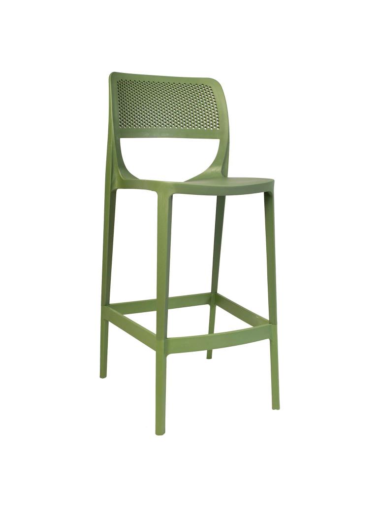 Tabouret de bar de terrasse - Blitz - Vert - Plastique - G-Line
