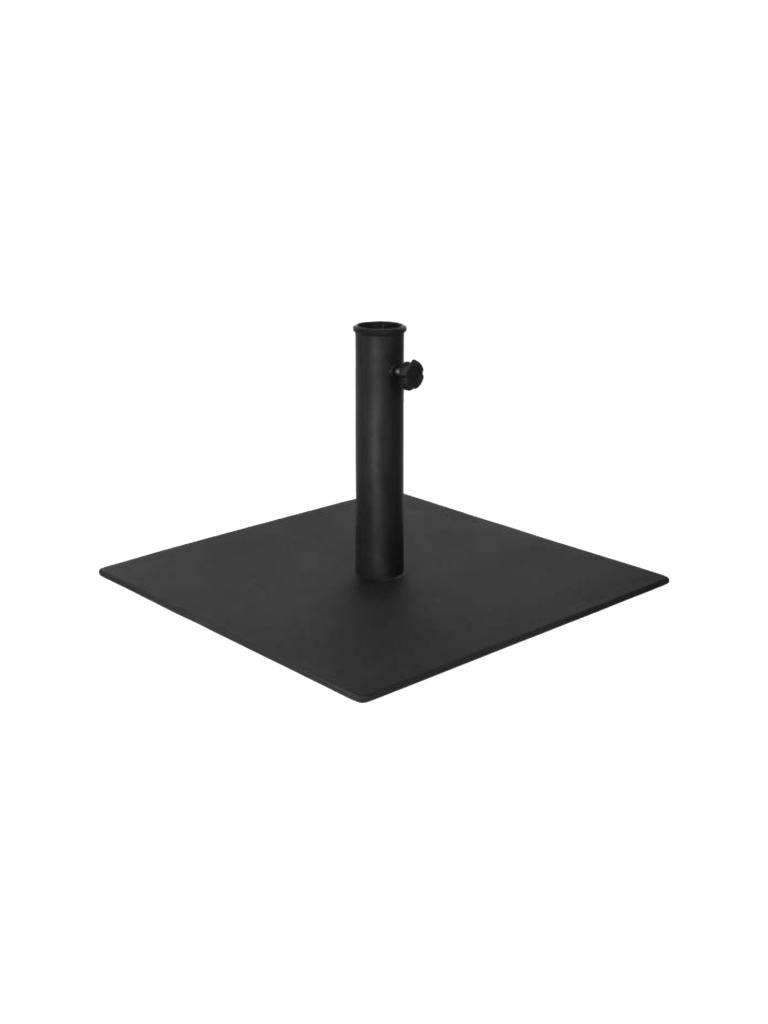 Pied de parasol 25 Kg - Acier noir - 50 x 50 CM - G-Line