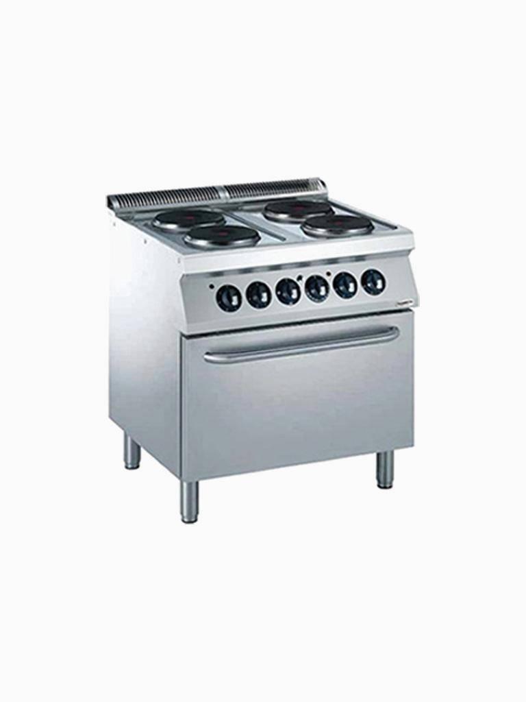 Cuisinière - Electrique - Avec four - 4 Plaques - Ø23 CM - Diamant - E17/4PF8-N