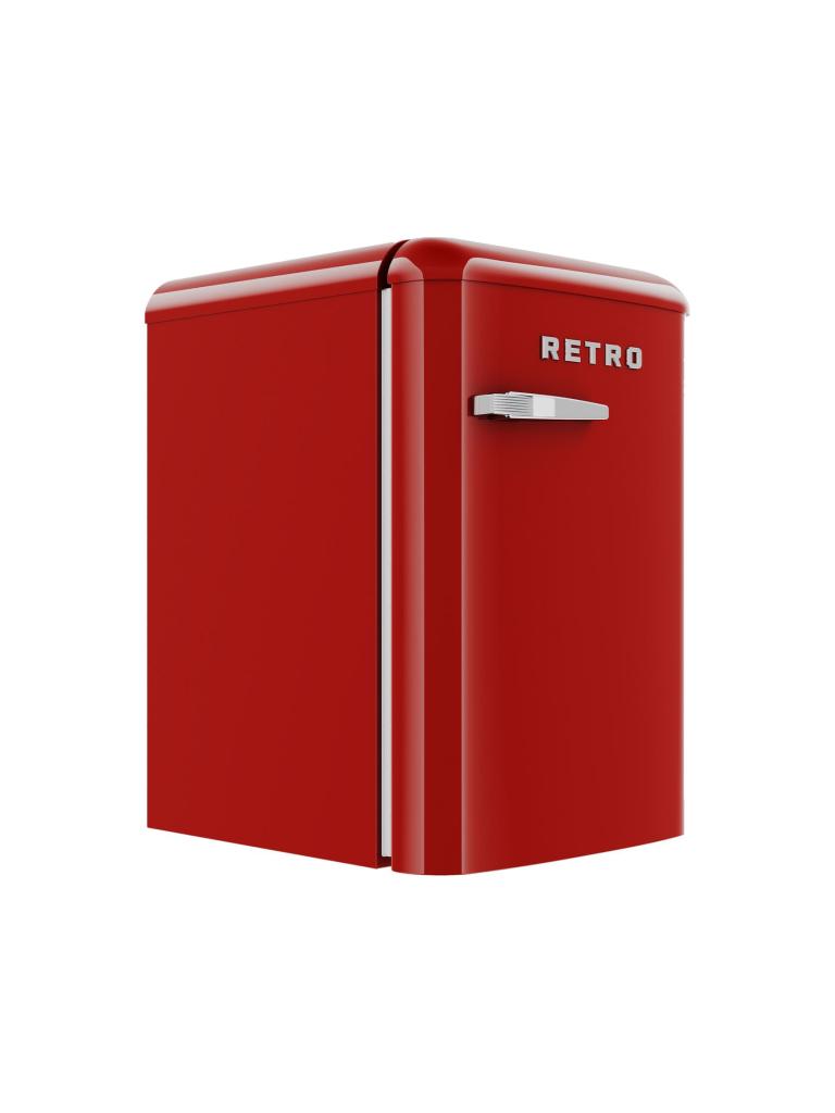 Réfrigérateur Retro - 1 porte - Modèle de table - 120 L - Rouge - 230V - G-Line