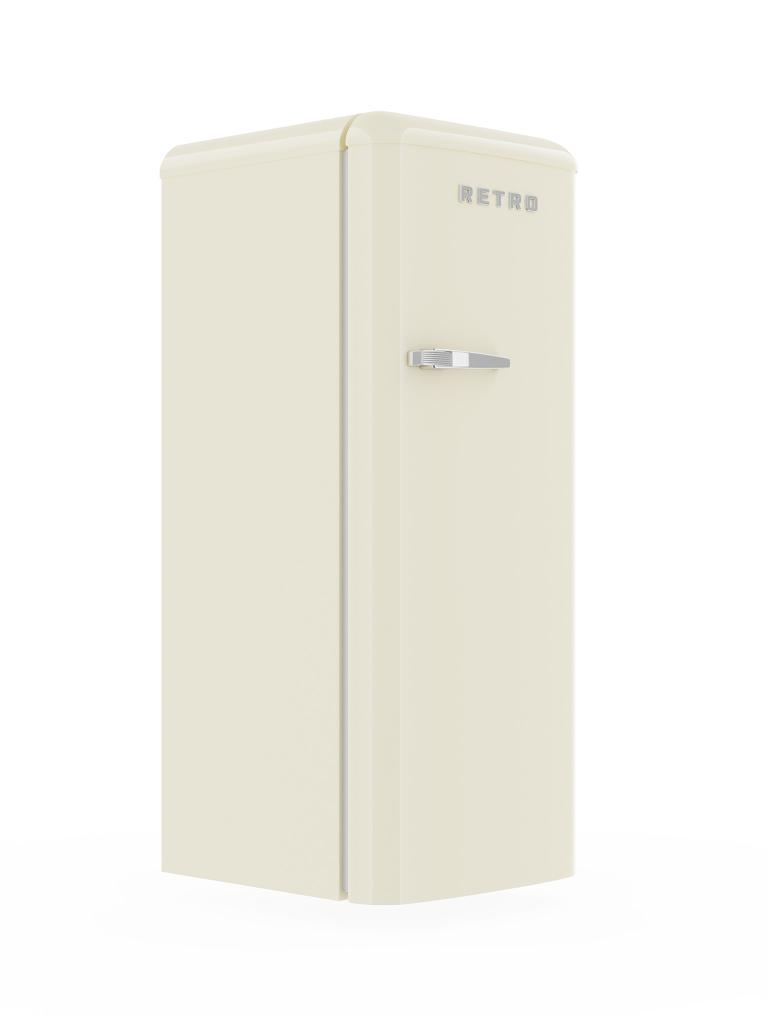 Réfrigérateur Retro - 1 Porte - Compartiment congélateur - modèle debout - 194 + 24 L - Crème - 230V - G-Line