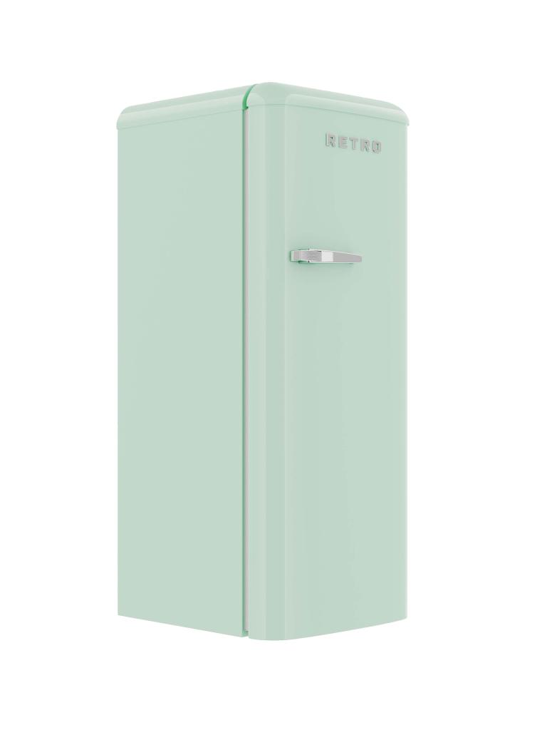 Réfrigérateur Rétro - Avec Congélateur - 194/24 Litres - Modèle Vertical - Vert Menthe - G-Line