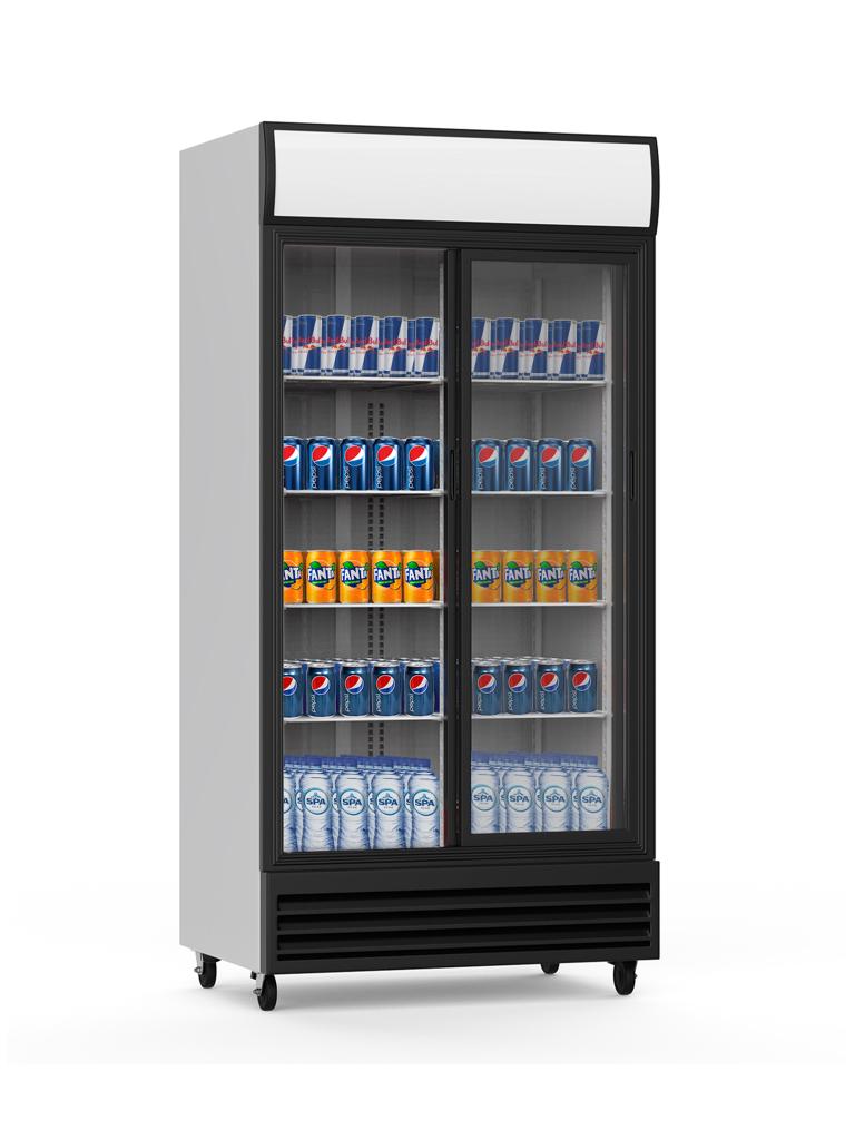 Réfrigérateur porte vitrée - 2 portes - 800 Litres - H 203 x 100 x 70 CM - G-Line