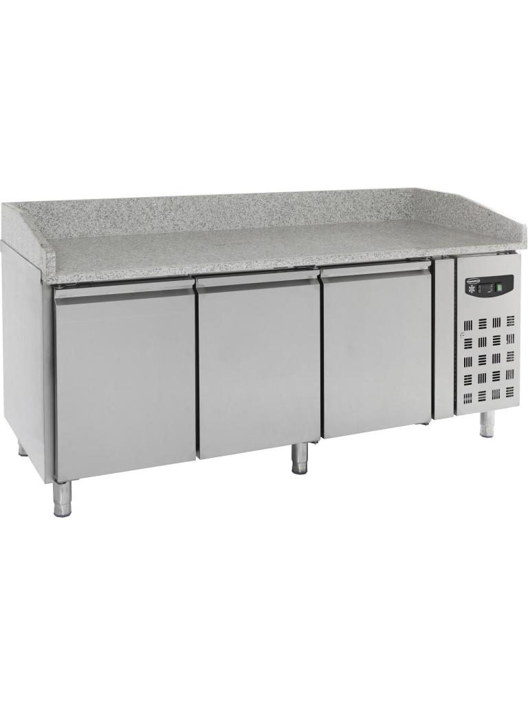 Etabli Pizza - 3 Portes - H 100 x 202,5 x 80 CM - 230V - Combisteel - 7950.0044