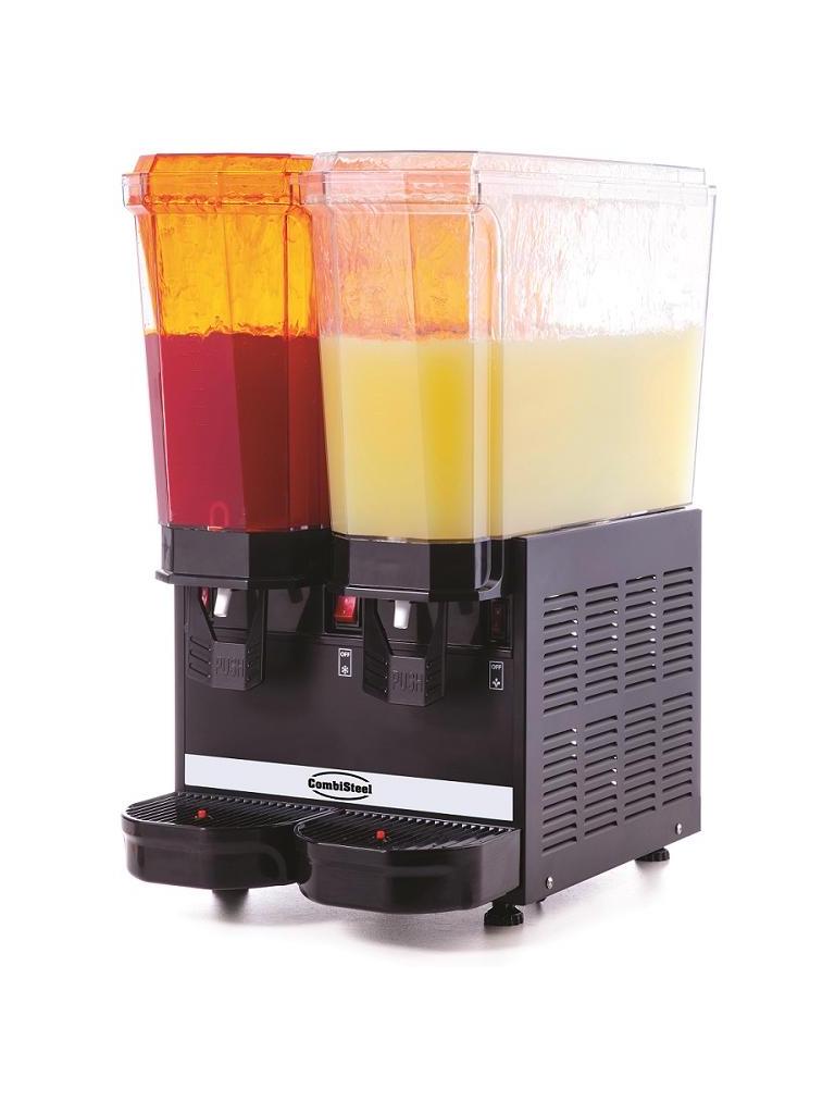 Distributeur de boissons froides - 2 x 20 Litres - Clear Drinks - Noir - Combisteel - 7065.0030