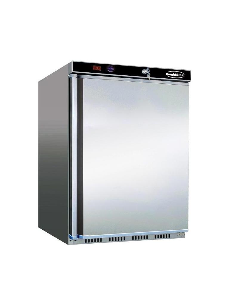 Congélateur - 120 Litres - 1 Porte - H 84,5 x 60 x 58,5 CM - Acier Inoxydable - 230V - Combisteel - 7450.0565