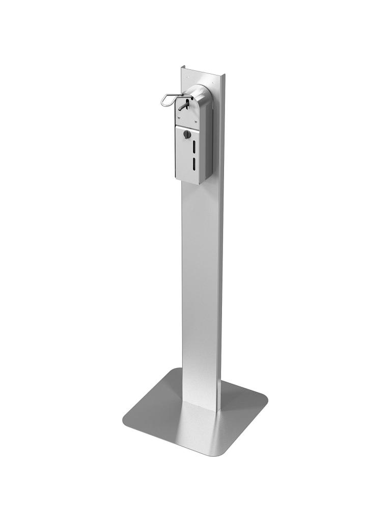 Colonne de désinfection - Commande au coude - Inox - H 141,8 x 16 x 3 CM - Poignée combi - 7812.1000