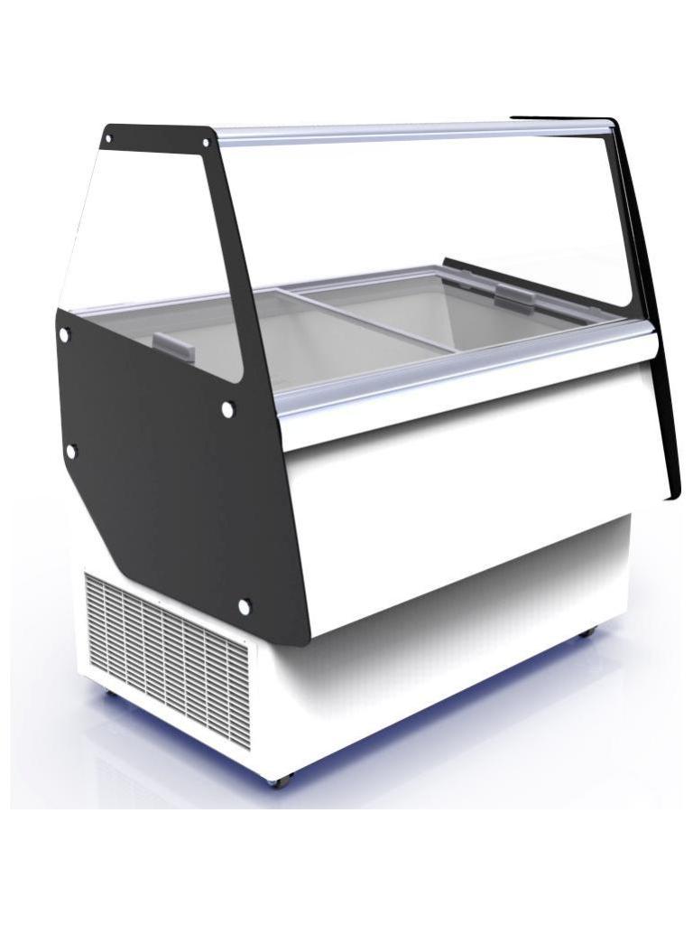 Présentoir à glaces Cuba - 540 Litres - Combisteel - 7472.0145