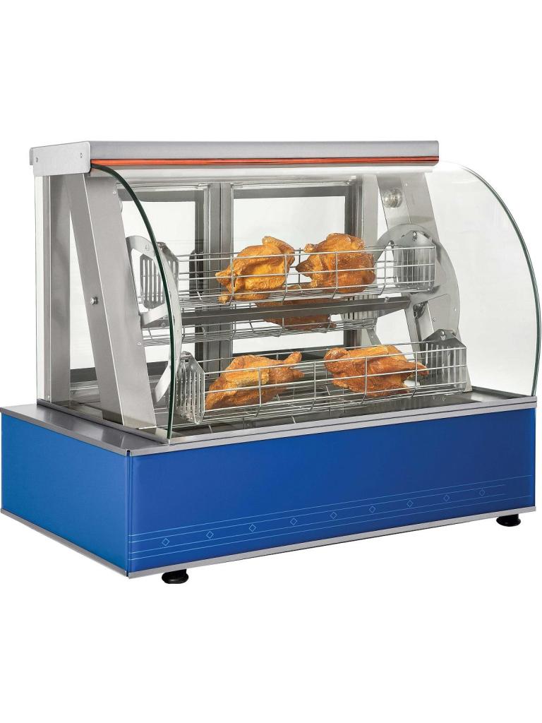 Grill poulet - Electrique - 4 Poulets - H 79 x 94 x 59 CM - 400V - Combisteel - 7472.0005
