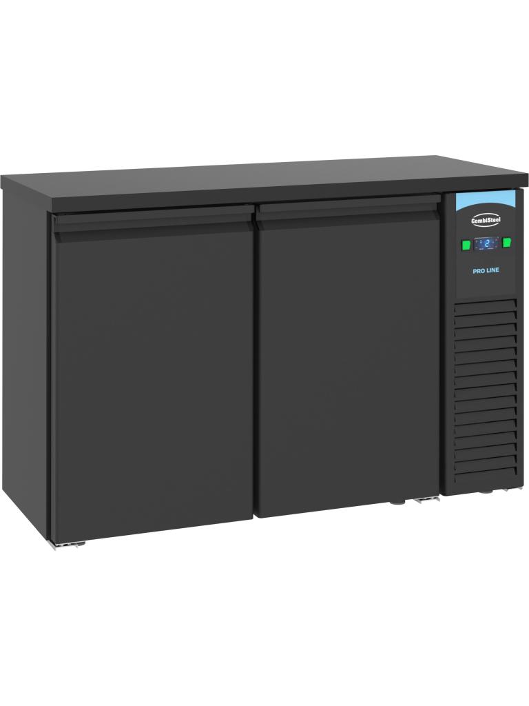 Bar Glacière - 2 Portes - H 95 x 138 x 55 CM - Noir - 230V - Combisteel - 7489.5270
