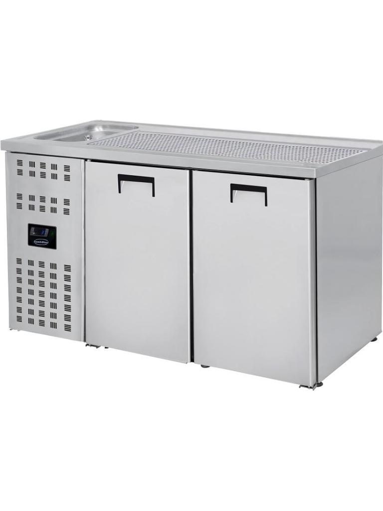 Cave à bière - 2 Portes - H 105 x 155 x 70 CM - 230V - Combisteel - 7489.5315