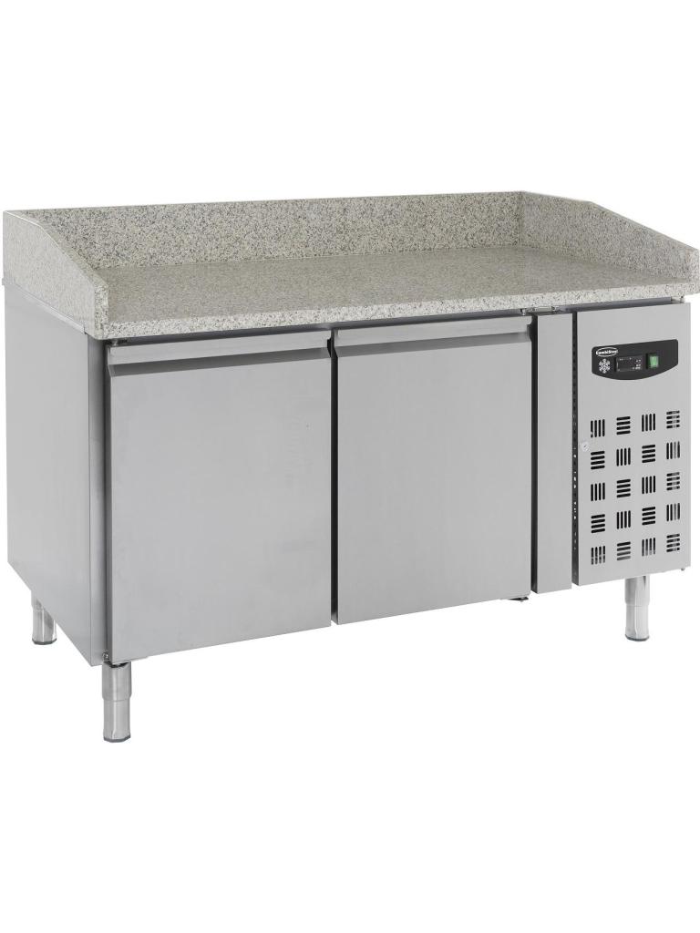 Etabli à pizza - 2 portes - H 100 x 151 x 80 CM - 230V - Poignée combi - 7950.0040
