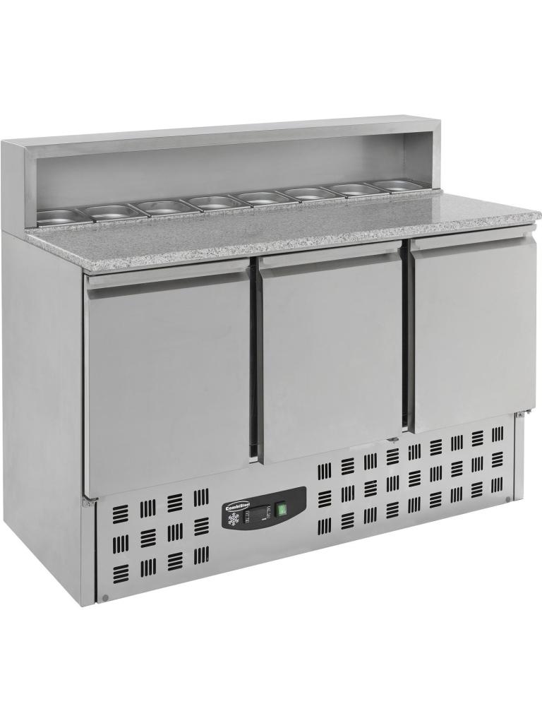 Etabli Pizza - 3 Portes - H 109 x 136,8 x 70 CM - 230V - Combisteel - 7950.0065