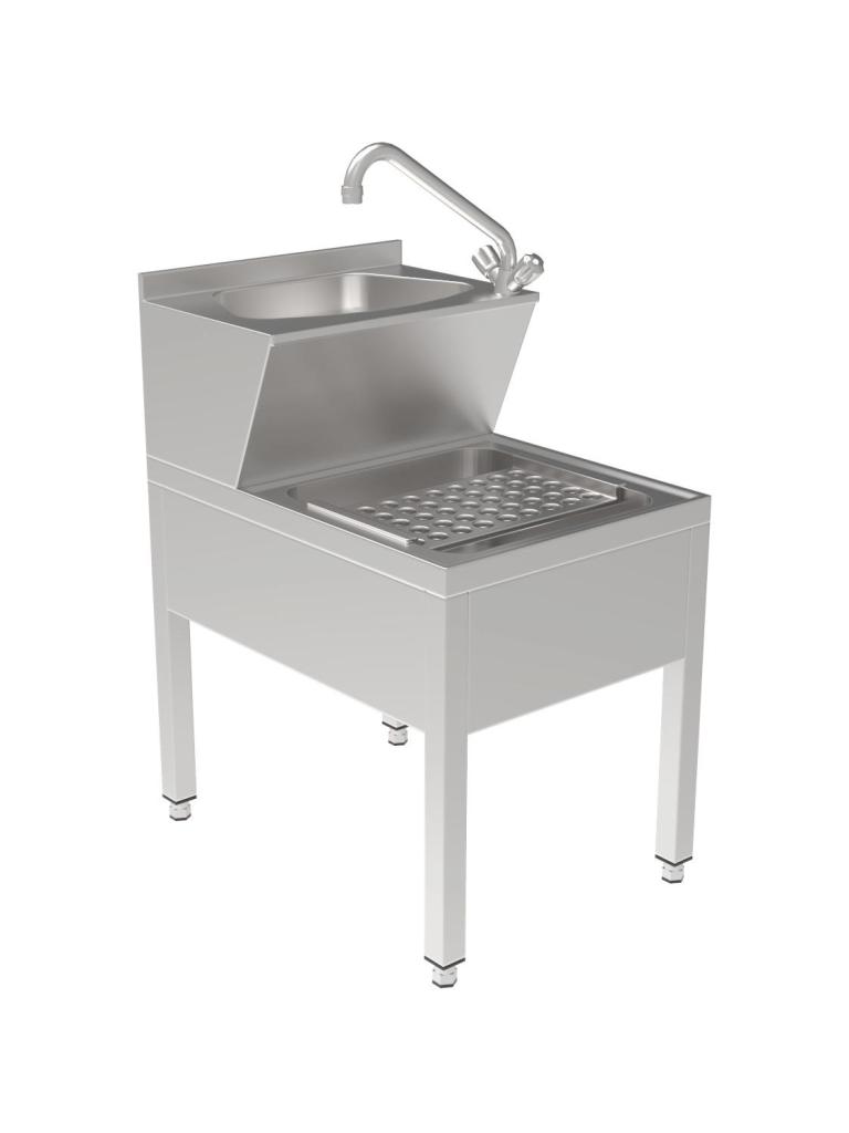 Handenwasbak - H 85 x B 50 x D 70 CM - Combisteel