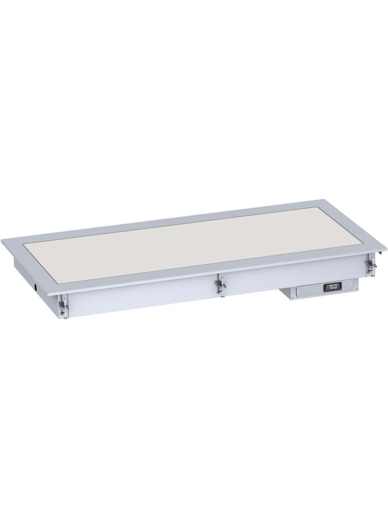 Plaat - Verwarmd - Keramisch -Drop-In - 4x 1/1 GN - Wit - 230V - H 14.7 x B 144 x D 72 CM - Combisteel