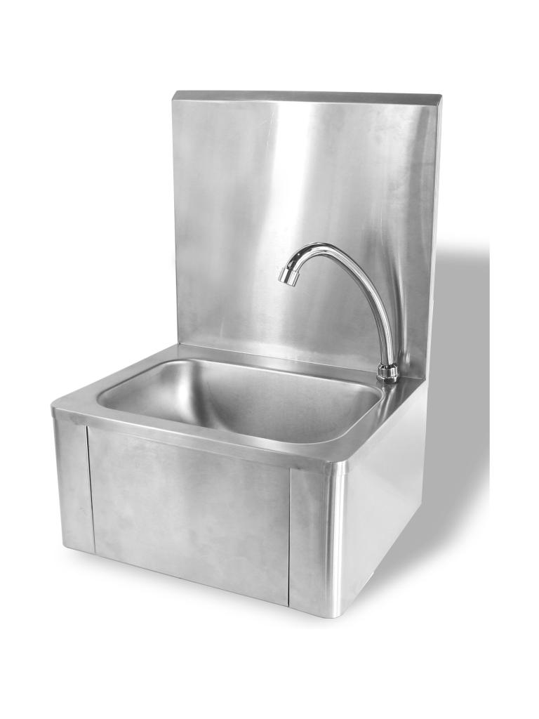 Handenwasbak - Kniebediening - H 57 x B 40 x D 33 CM - Combisteel