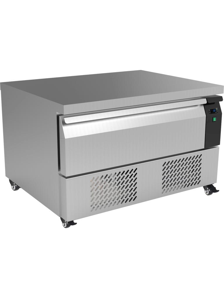 Koel- / Vrieswerkbank - 1 Lade - 2x 1/1 GN - 78 Liter - 230V - H 60 x B 90.5 x D 70 CM - Combisteel