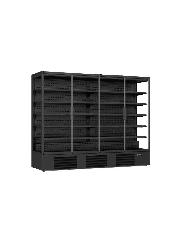 Wandkoeling Marco - 4-Deurs - 1529 Liter - Zwart - 230V - H 201 x B 256 x D 74 CM - Combisteel