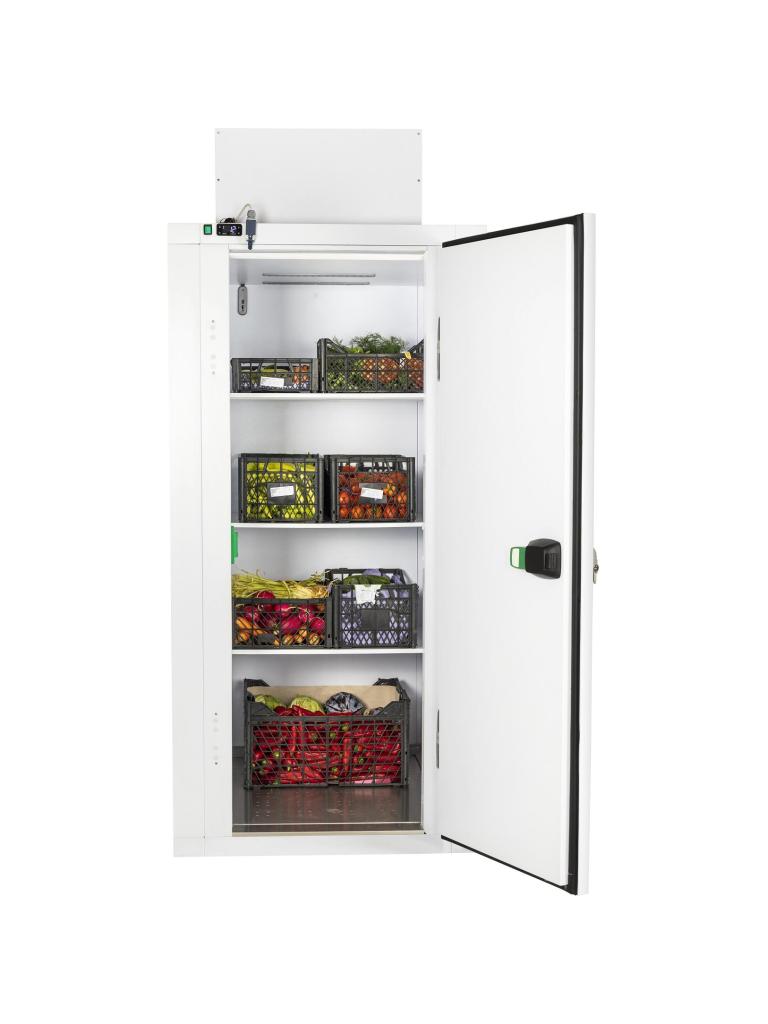 Mini Vriescel - Incl. Vriesunit - 1300 Liter - 230V - H 234 x B 100 x D 100 CM - Combisteel