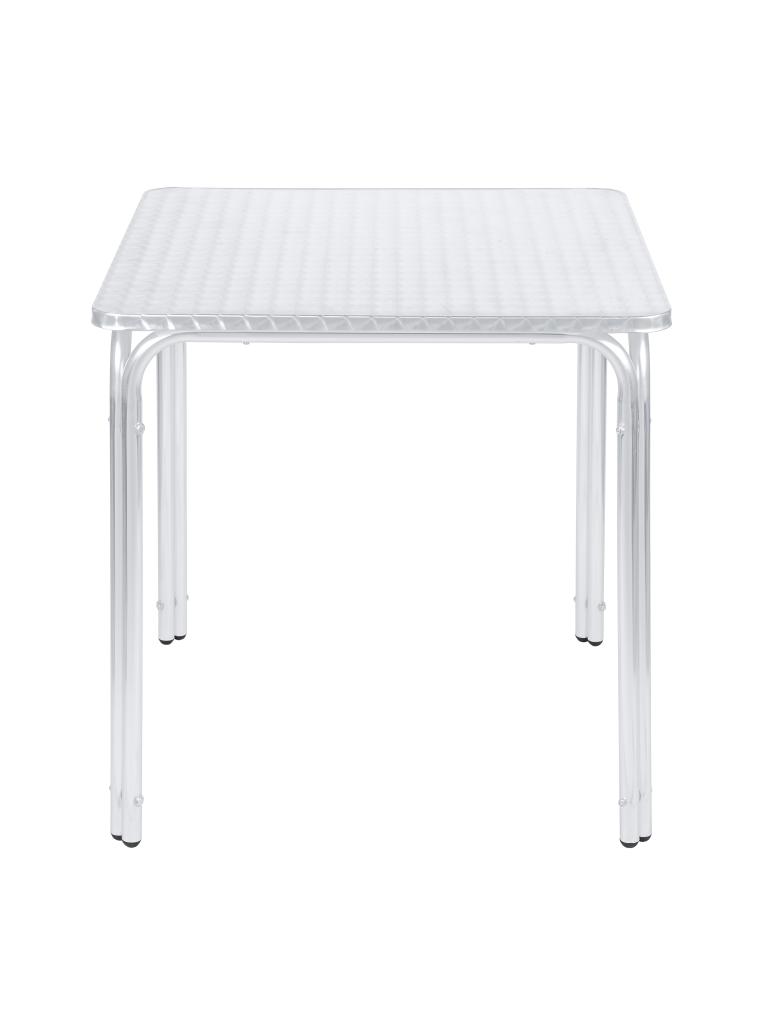 Table de terrasse - 70 x 70 CM - Bistro - Chrome - Empilable - Aluminium - G-Line