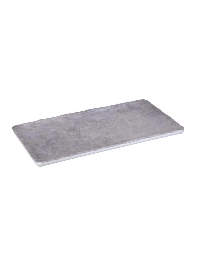 Assiette - Stonestyle - Rectangulaire - Mélamine - L 17 x P 32.5 CM - G-Line