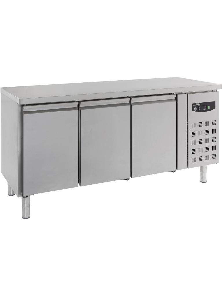 Etabli congélateur - 3 portes - H 85 x 179,5 x 70 CM - 230V - GN 1/1 - Combisteel - 7450.0083