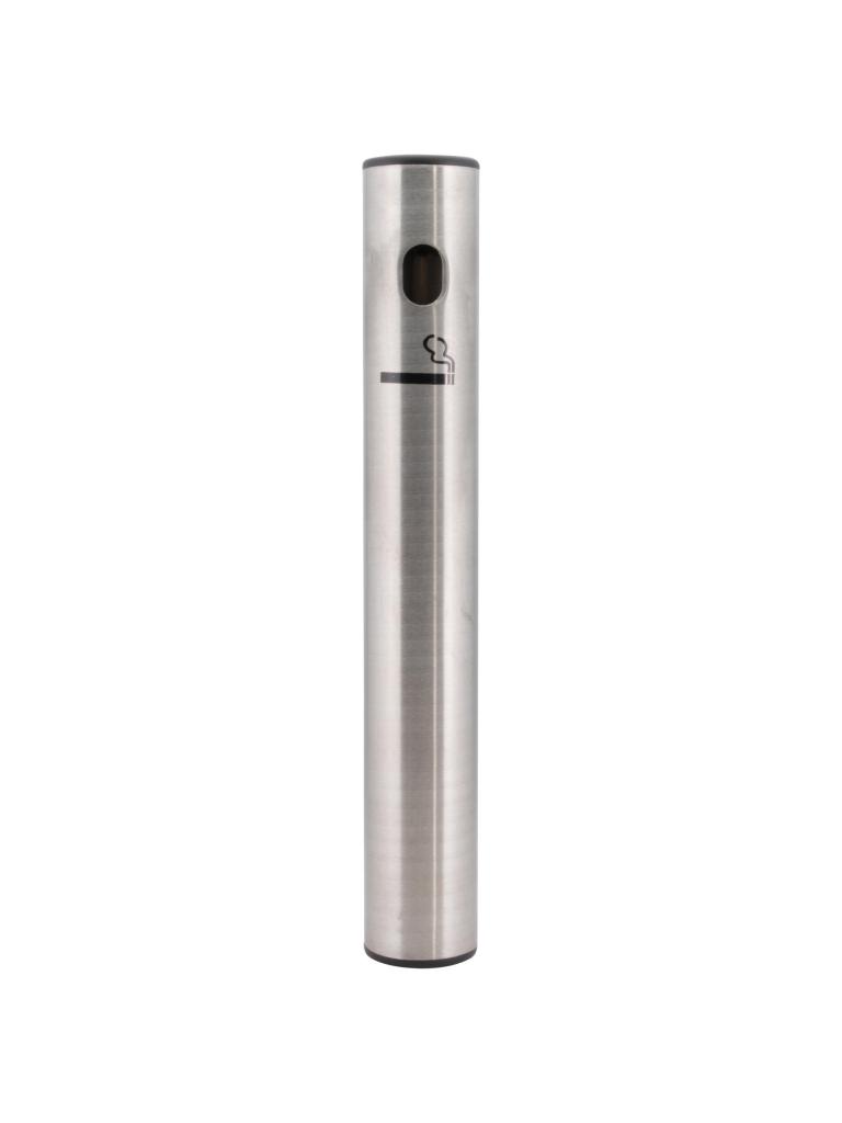 Poteau fumeur - Modèle mural - Argent - Inox - D 51 CM - Securit