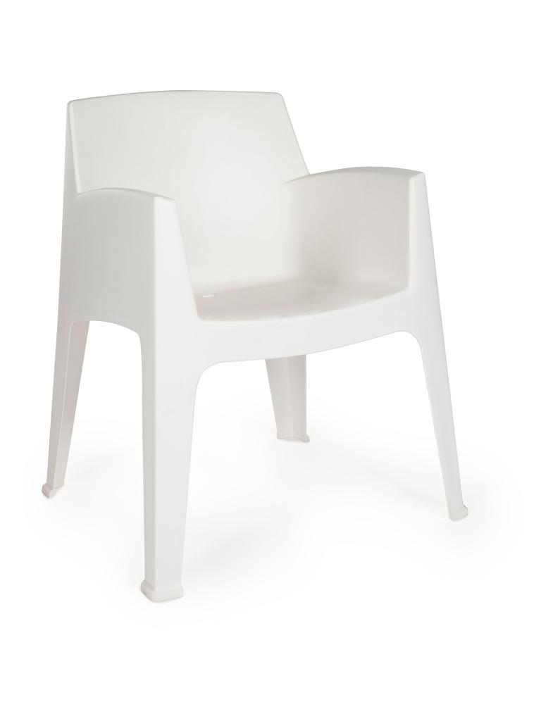 Chaise de patio - Aron - Blanc - G-Line