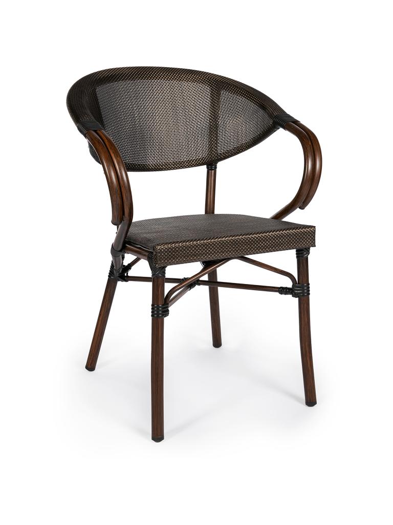 Chaise de terrasse - Toulouse - Mocca - G-Line