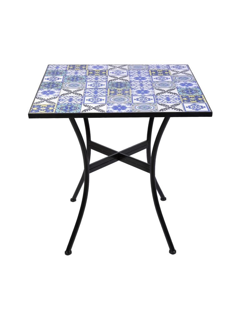 Table terrasse Grèce - Céramique - Noir - H 72,5 x L 70 x P 70 CM - G-Line