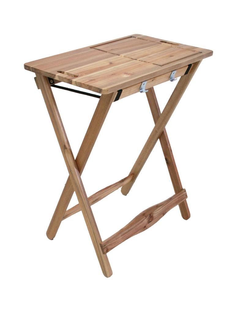 Desserte - Acacia - Pliable - H 85 x 70 x 43 CM - G-Line
