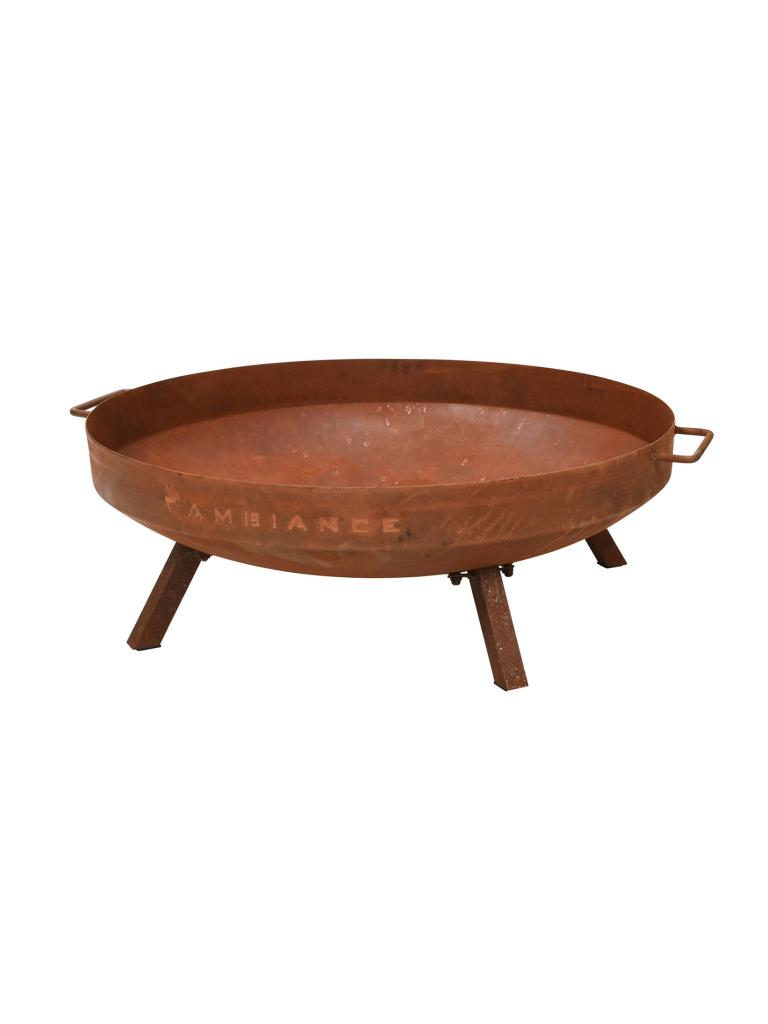 Brasero - Rouille - 4 pieds - Ø75 CM - G-Line