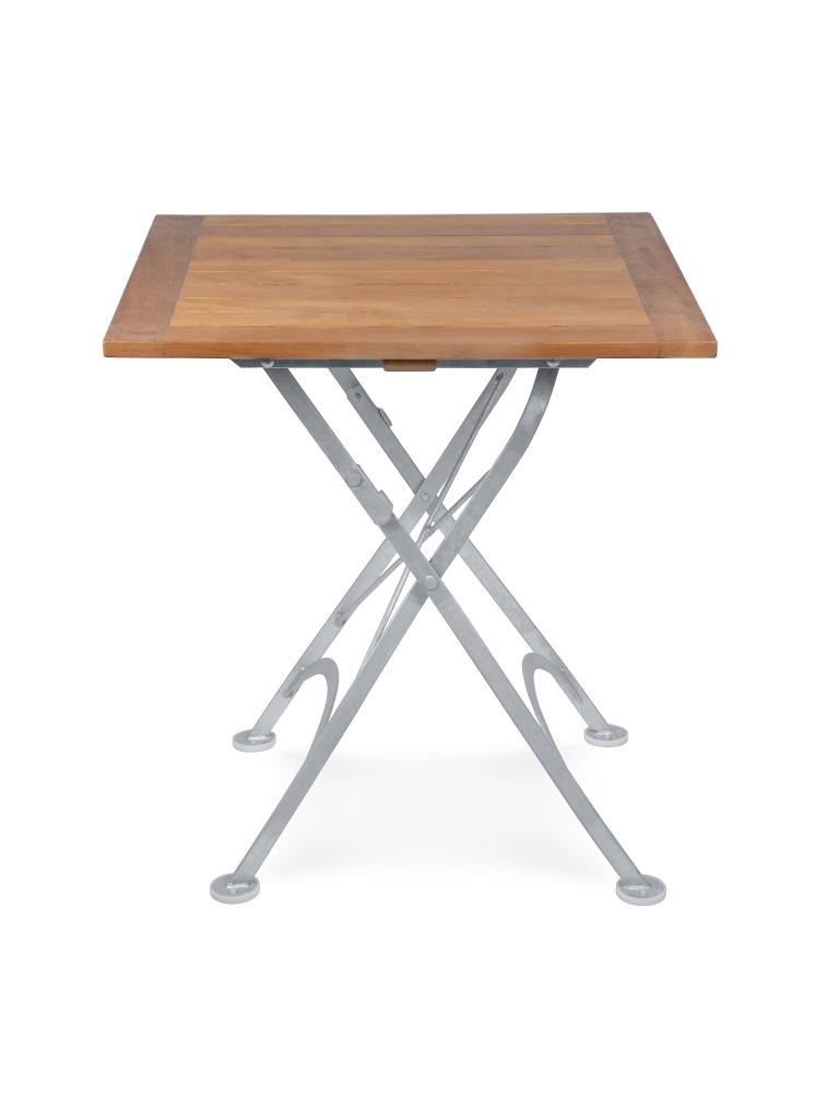 Table de terrasse - 70 x 70 CM - Teck - Fonte - G-Line
