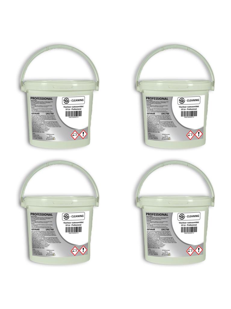 Poudre à vaisselle - 4 pièces - Universel - 10 L - G-Line