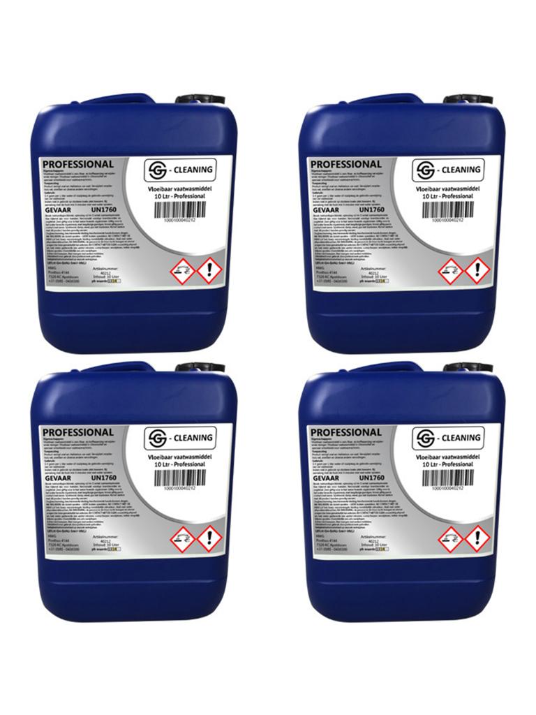 Détergent pour lave-vaisselle - 4 pièces - Universel - 10 L - G-Line