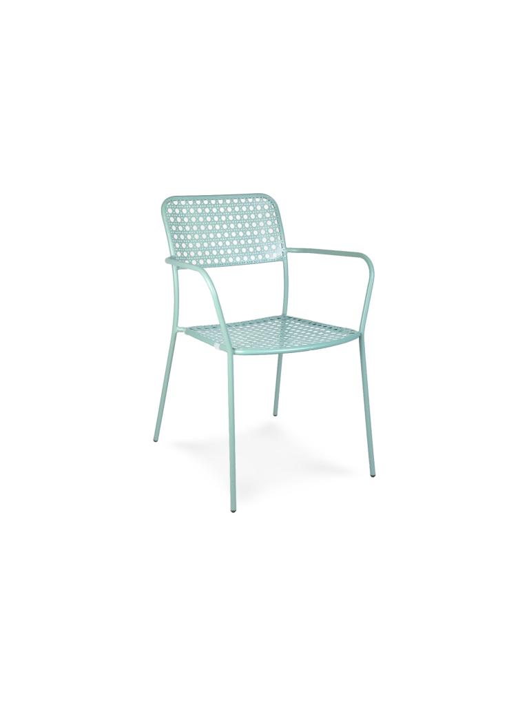 Chaise de terrasse Toscane - Acier vert - G-Line