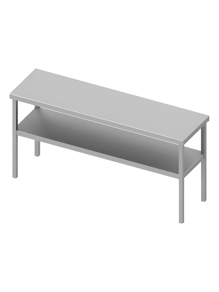 Étagère en inox - 2 niveaux - Soudé entièrement - G-Line