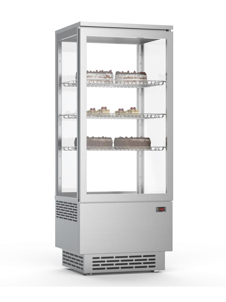 Vitrine réfrigérée - 70 litres - inox - éclairage LED - G-Line