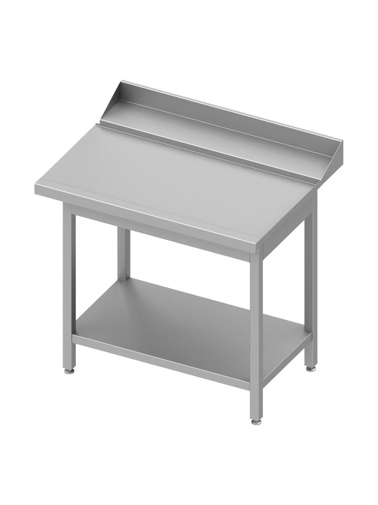 Table d'égouttage en inox - A droite du lave-vaisselle - Avec étagère inférieure - G-Line