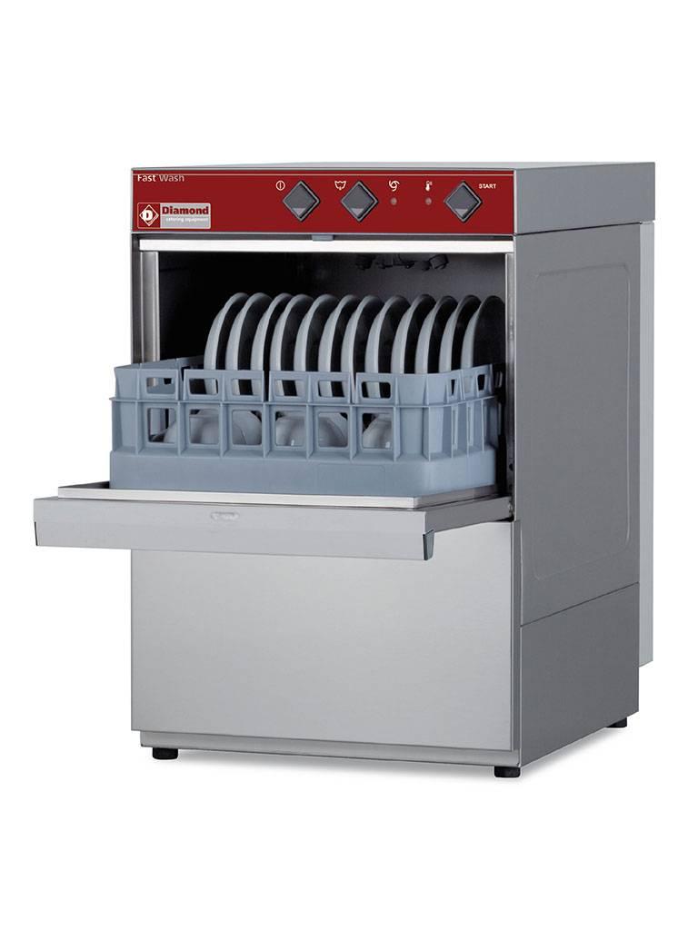 Lave vitres - Panier 40 x 40 CM - 230V - Pompe vidange - Diamant - DC402/6-PS