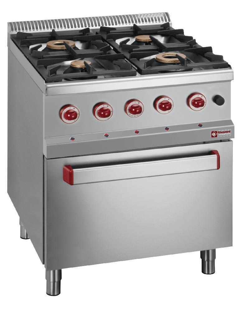 Cuisinière à gaz - Four à gaz - 4 Foyers - Diamant - G7/4BF7