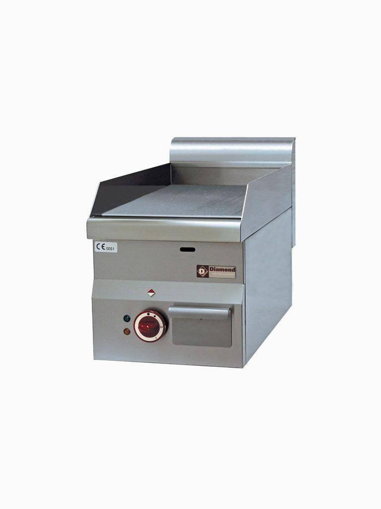 Plancha - Électrique - Lisse - Chromée - 30 CM - Diamant - E60/PLCD3T