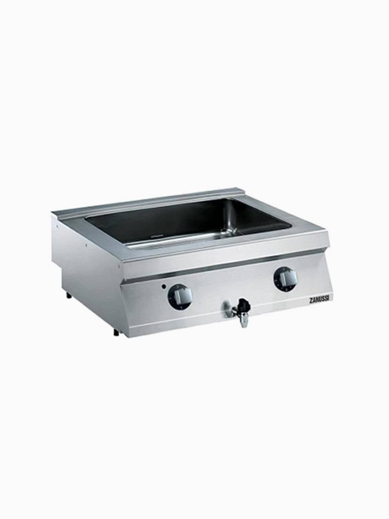 Bain-marie - Électrique - 2/1 GN - 15 CM de profondeur - Diamant - E17/BM8T-N