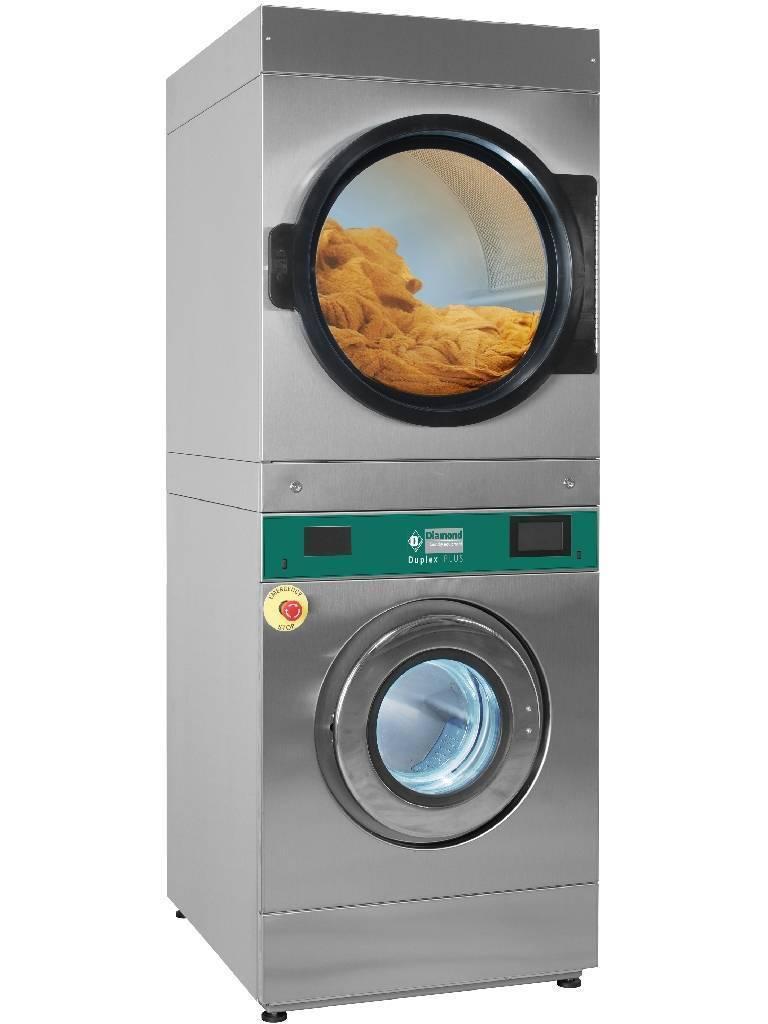 Centrifugeuse de lavage et Centrifugeuse de séchage - 2 x 18 KG - Inox - Diamant - DEEB/18-TS